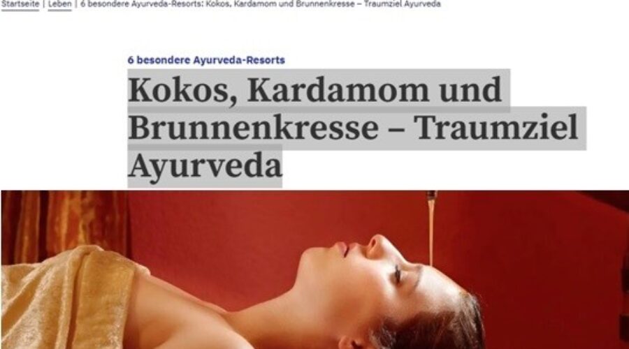 LEBEN: KOKOS, KARDAMOM UND BRUNNENKRESSE – TRAUMZIEL AYURVEDA